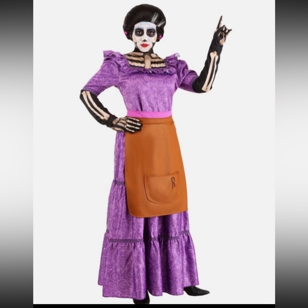Disney Pixar coco mama Imelda adult costume size M 8-10